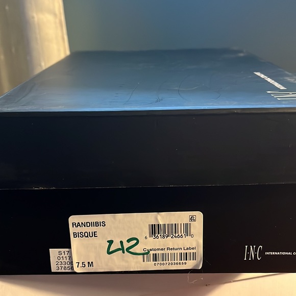 INC Rhinestone golden bronze heels - Picture 5 of 5